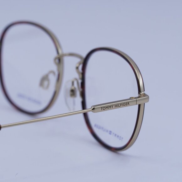 Tommy Hilfiger TH 1726 0AOZ 00 Eyeglasses Gold 50mm Round Frame - Picture 11 of 11